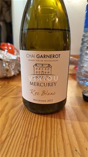 Rượu vang Blanc sec Roc Blanc Chai Garnerot 2022 Pháp Bourgogne Mercurey AOC