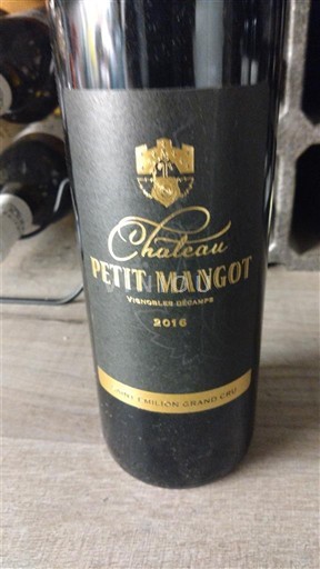 Bordeaux Saint-Émilion Grand Cru Grand Cru Château Petit Mangot 2016