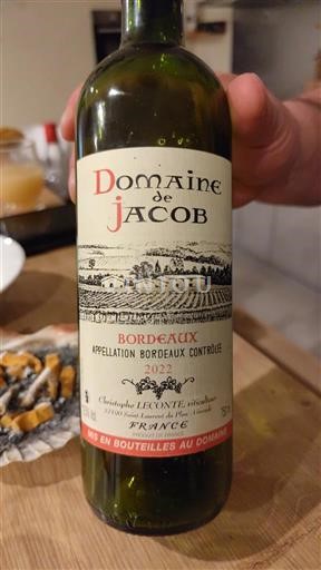 Bordeaux Domaine Jacob 2022