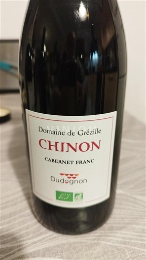 Loiredalen Chinon Domaine Grézille Dudognon Ikke-årgang
