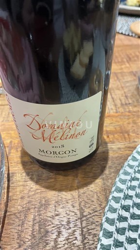 Beaujolais Morgon Domaine Mélinon 2018