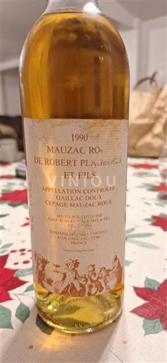 Jugperëndim E paspecifikuar Domaine Cassagnous Robert Plageoles et Fils Mauzac Roux 1990