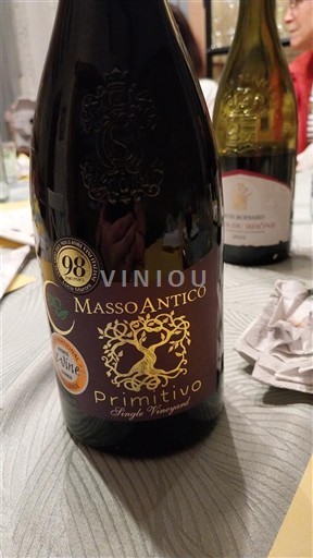 Viner Rouge sec Single Vineyard Masso Antico 2022 Italia Puglia Ikke spesifisert DOC