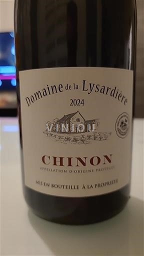 Lugina e Luarës Chinon Domaine La Lysardière 2024
