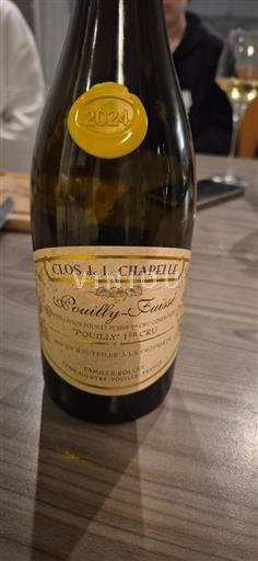 Burgund Pouilly-fuissé Premier Cru Clos de la Chapelle 2024
