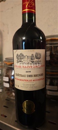 Bordeaux Lussac-saint-émilion Château Bruges 2019