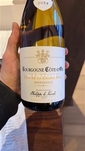 Burgundi Bourgogne Côte d'Or Domaine Château Philippe le Hardi Clos de la Chaise Dieu Monopole 2024