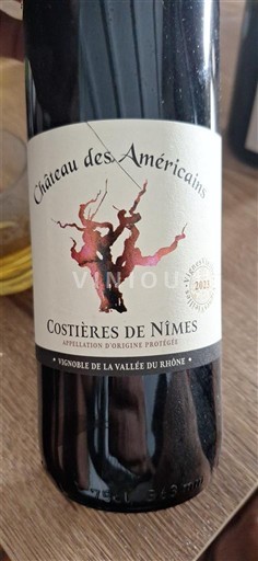 Rhônedalen Costières de Nîmes Château Américains 2023