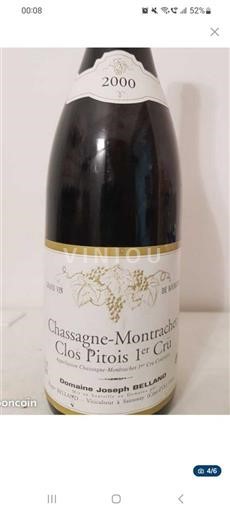 Burgund Chassagne-Montrachet Premier Cru Domaine Joseph Belland Clos Pitois 1er Cru 2000