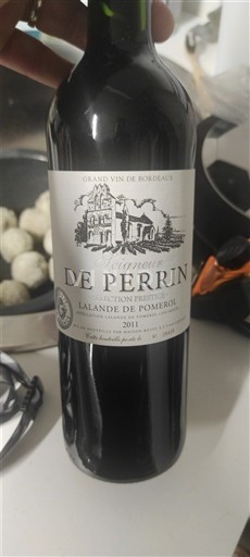 Bordeaux Lalande-de-pomerol Château Vieux Château de Perrin Édition Prestige 2011