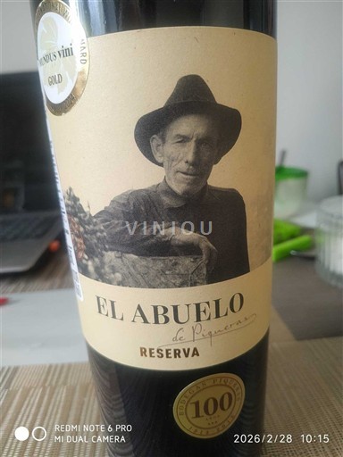 Verërat Rouge sec El Abuelo Reserva Bodegas Piqueras 2020 Spanjë Kastilja-Mança Almansa DO