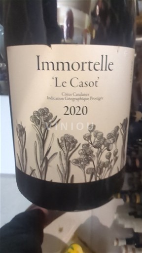 Linguadoca e Rossiglione Côtes catalanes Immortelle Le Casot 2020