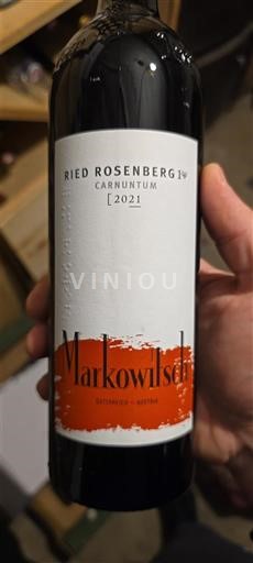 Viner Rouge sec Ried Rosenberg Markowitsch 2021 Østerrike Niederösterreich Carnuntum DAC