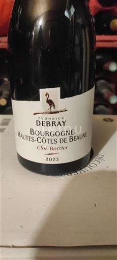 Vinos Blanc demi-sec Clos Bortier Yvonnick Debray 2023 Francia Borgoña Hautes Côtes de Beaune AOC