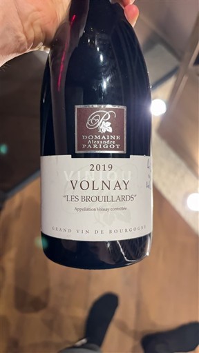 Burgundija Volnay Domaine Alexandre Parigot Les Brouillards 2019