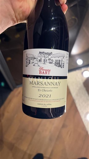 Burgundsko Marsannay Domaine Bart Es Chezeots 2021