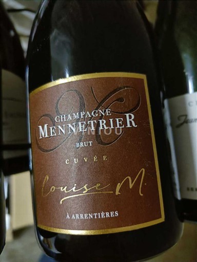 Vera e gazuar Blanc brut Louise M. Champagne Mennetrier Non millésimé Francë Shampanjë AOC