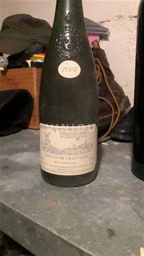 Lugina e Luarës Coteaux-du-Layon Moulin de Chauvigné 2005