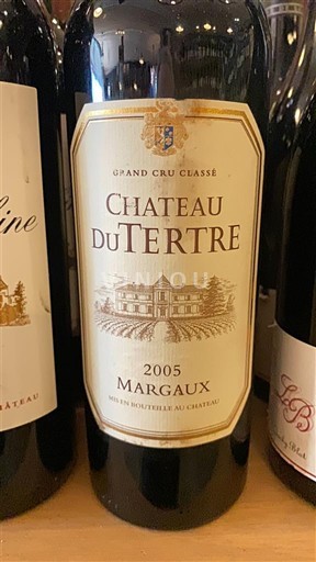 Vine Rouge sec Château Tertre 2005 Frankrig Bordeaux Margaux AOC Grand Cru