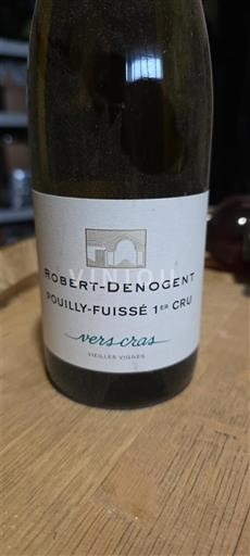 Rượu vang Blanc sec Vers Cras Robert-Denogent 2020 Pháp Bourgogne Pouilly-fuissé AOC Premier Cru