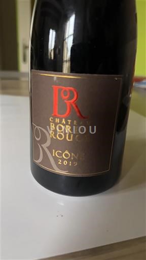 Verërat Rouge sec Icône Château Bord Rouge 2019 Francë Bordoja Bordo AOC