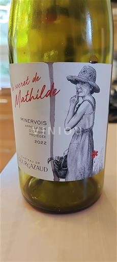 Languedok Minervois Domaine Gourgazaud Le Secret de Mathilde 2022