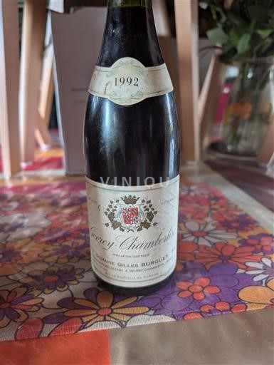 Burgundi Gevrey-Chambertin Domaine Gilles Burguet 1992