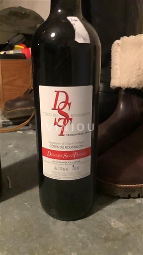 Verërat Rouge sec Tradition Domaine Saint Thomas 2015 Francë Ruzijon Kodat-e-Rusijon AOC