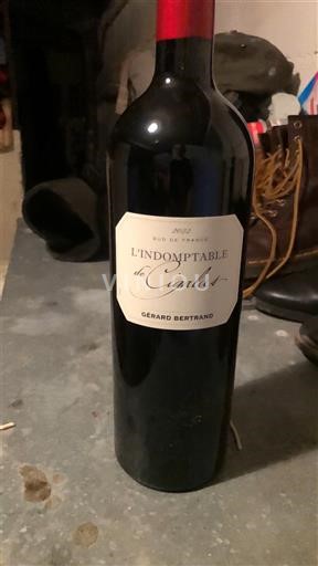 Vina Rouge sec L'Indomptable de Cigalus Gérard Bertrand 2014 Francija Langvedok Ni doloceno AOC