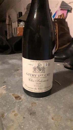Burgundi E paspecifikuar Premier Cru Domaine Clos Salomon Clos Salomon 2016