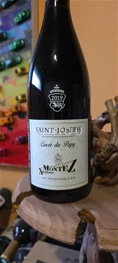 Wines Rouge sec Cuvée du Papy Montez du Monteillet 2019 France Rhône Valley Saint Joseph AOC