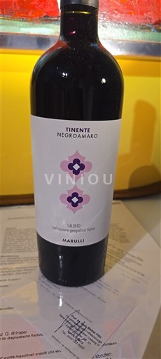 Puglia Susumaniello Salento Marulli Tinente Negroamaro 2024