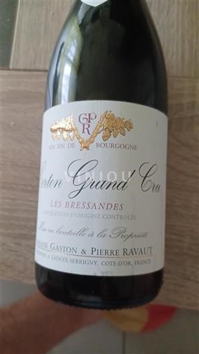 Burgundija Corton Grand Cru Domaine Gaston & Pierre Ravaut Les Bressandes Neleten.