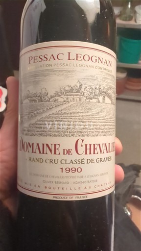 Bordoja Pessac-Léognan Grand Cru Domaine Chevalier 1990