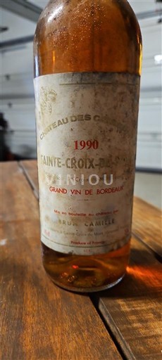 Burdeos Sainte-Croix-Du-Mont Château Carmes 1990