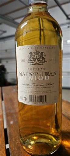 Burdeos Sainte-Croix-Du-Mont Château Saint Jean Agathe 2013