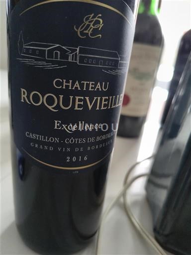 Bordeaux Castillon-côtes-de-bordeaux Château Roquevieille Excellence 2016