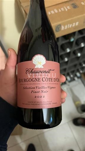 Burgundija Burgundija Kot d'Or Chauvenet Sélection Vieilles Vignes 2022