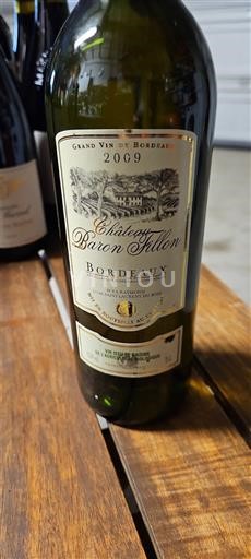 Vinos Rouge sec Château Baron Fillon 2009 Francia Burdeos Bordeaux AOC