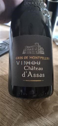 Langvedok Grès de Montpellier Château Assas Réserve 2021