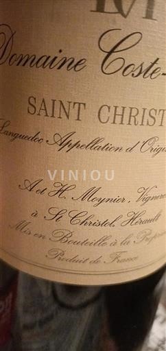 Langvedok Languedoc Domaine Coste Saint Christ 2016