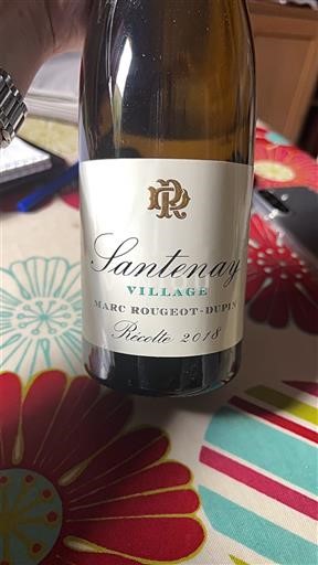 Burgundija Santenay Marc Rougeot-Dupin Récolte 2018
