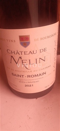 Burgundi Shën Romain Château Melin Sous Château 2021