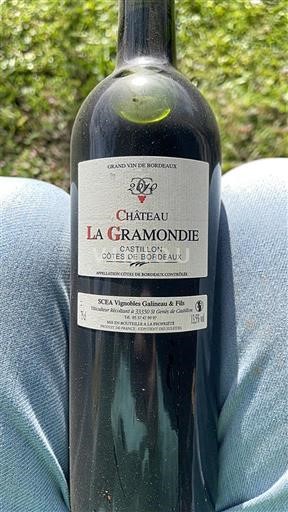 Bordo Кастијон Кот де Бордо Château La Gramondie 2010