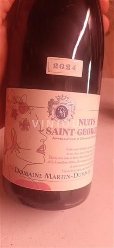 Weine Rouge sec Domaine Martin-Dufour 2024 Frankreich Burgund Nuits-Saint-Georges AOC