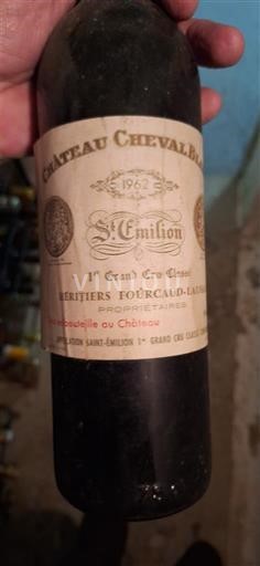 Bordeaux Saint-Émilion Château Cheval Blanc 1962