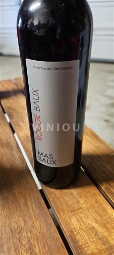 Weine Rouge sec Rouge Baux Mas Baux 2005 Frankreich Languedoc und Roussillon Côtes Catalanes IGP