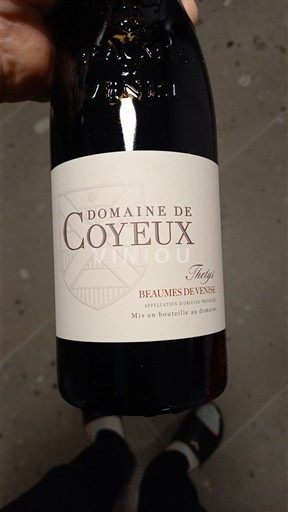 Lugina e Ronës Beaumes de Venise Domaine Coyeux Thétys 2018