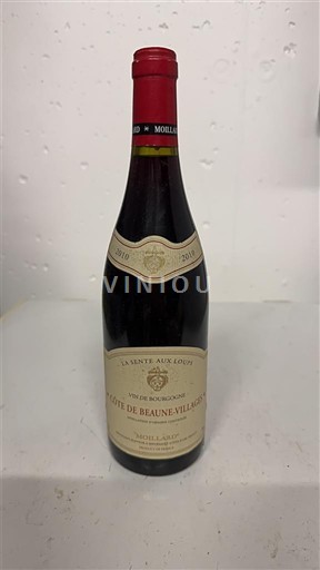 Burgundi Côte de Beaune fshatrat Moillard La sente aux loups 2010