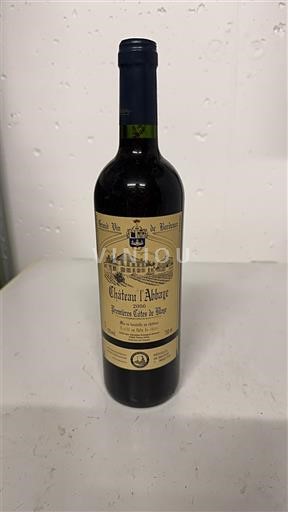 Bordoja Côtes-de-blaye Château L'Abbaye 2006